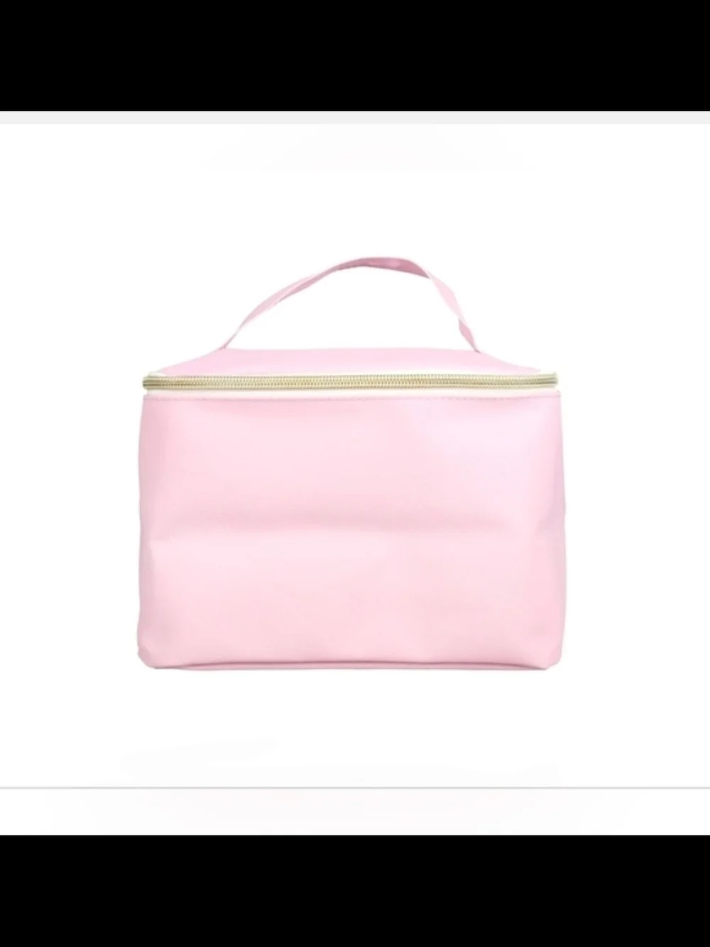 Large Pink Women's Travel Cosmetic Bag with Handle NWT